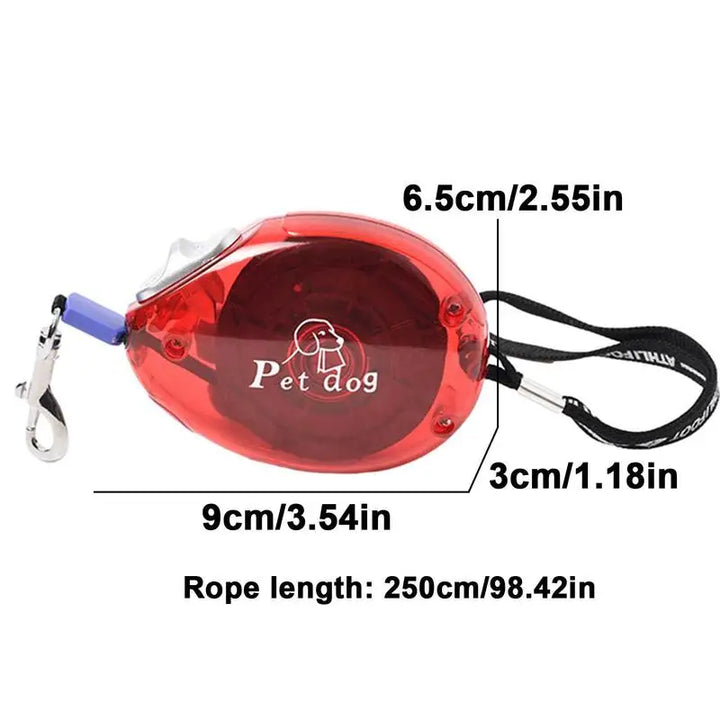Retractable dog leash: gentle freedom at your fingertips